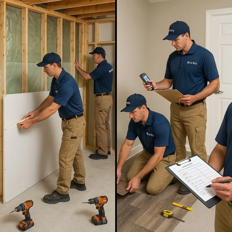 Repairs and Reconstruction process in Wharton, PA